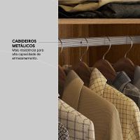 Guarda Roupa Casal 6 Portas E 6 Gavetas Atrice Amêndola Touch