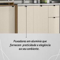 Armário De Cozinha Completa Com Balcão Para Pia Mdf 9 Portas Vert Plus Freijó-soft - 7