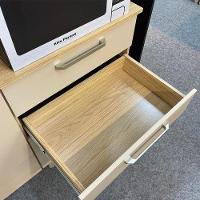 Armario De Cozinha Compacta 6 Portas 2 Gavetas Ferrara Freijó-vanilla - 9