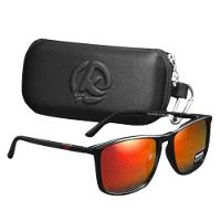 Óculos De Sol Polarizados Ultraleve Com Estojo Laranja - 1