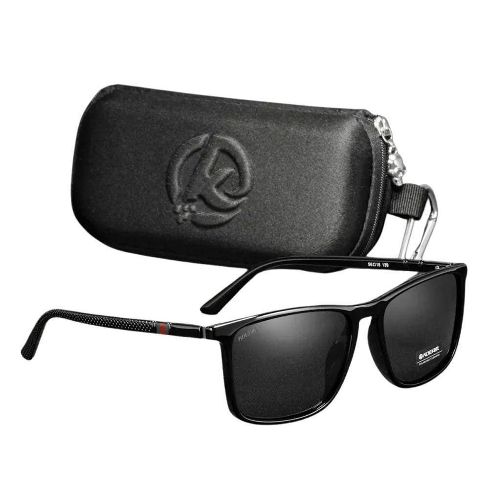 Óculos De Sol Polarizados Ultraleve Com Estojo Preto - 1