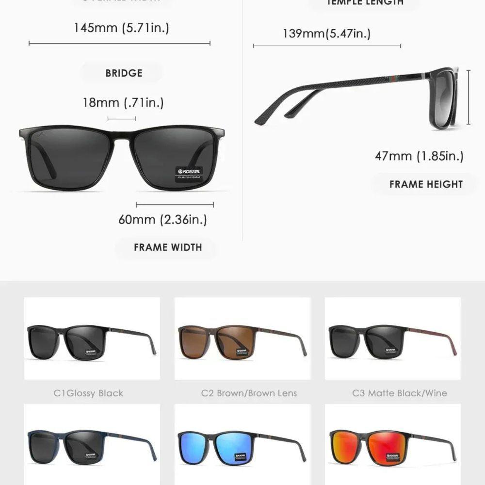 Óculos De Sol Polarizados Ultraleve Com Estojo Preto - 4