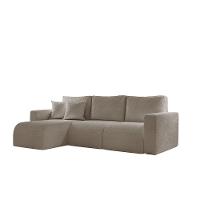 Sofá Living 90cm + 90cm Mais Chaise Esquerdo Meu Sofá Online B002 Veludo Capuccino - 2