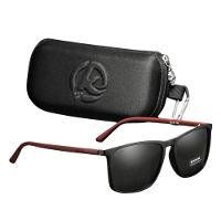 Óculos De Sol Polarizados Ultraleve Com Estojo Vermelho - 1