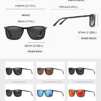 Óculos De Sol Polarizados Ultraleve Com Estojo Vermelho - 3