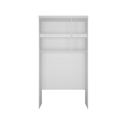 Modulo Aéreo Guarda Roupa Solteiro Safira 3 Portas Branco MDF