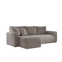 Sofá Living 90cm + 90cm Mais Chaise Esquerdo Meu Sofá Online A230 Linho Cinza