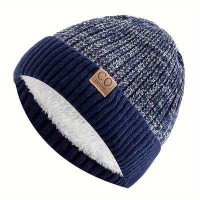 Gorro De Inverno - Forro, à Prova De Vento & Aquecedor De Orelhas Azul-marinho