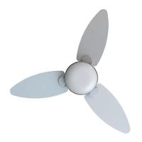 Ventilador De Teto Ventisol Elluz Inverter Controle Remoto Branco Com Cinza Bivolt - 3