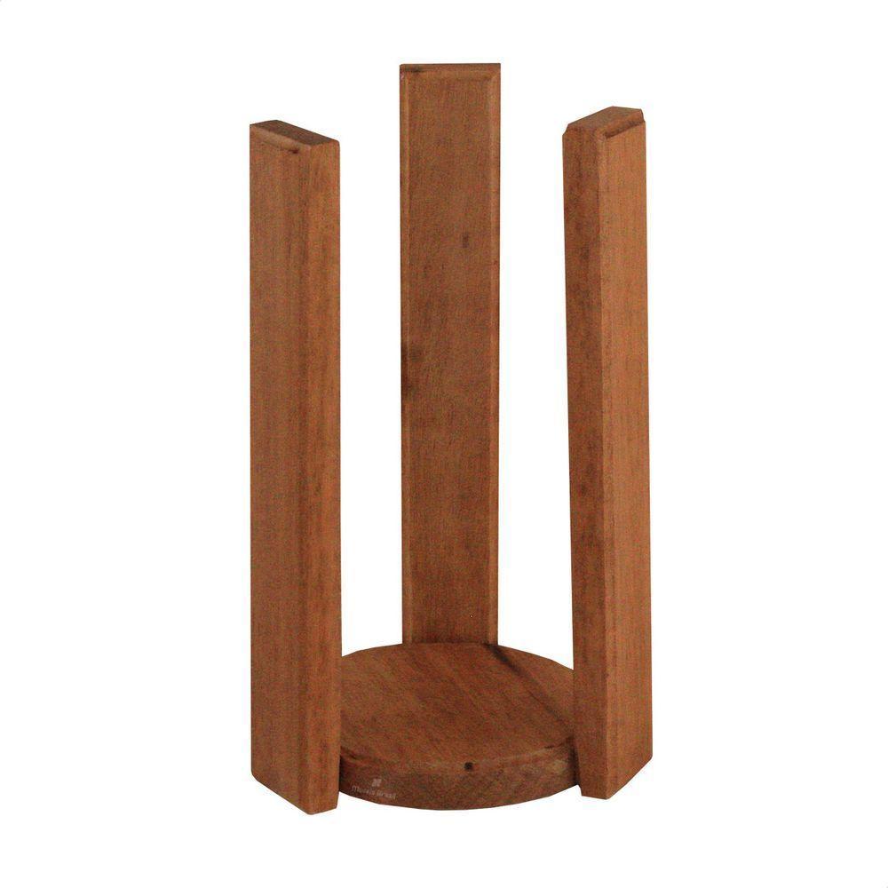 Kit 10 Porta Copos Bolacha E Suporte Em Madeira Maciça - 1