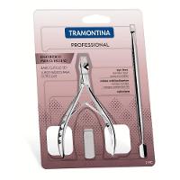 Jogo Básico Para Cutículas Tramontina Em Aço Inox 2 Peças Tramontina - 2