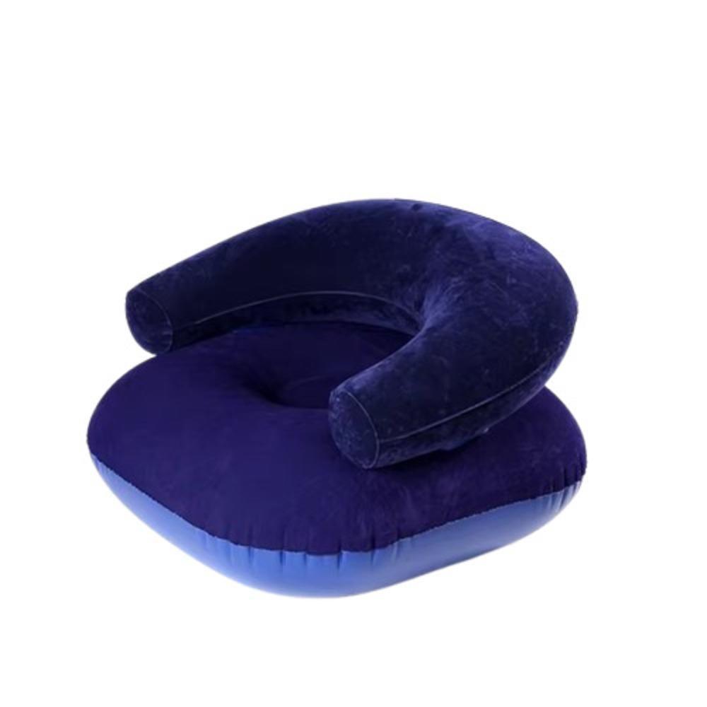 Sofa Poltrona Inflavel Ultra Lounge Cadeira Cama Colchao Portatil Quarto Sala Jardim Piscina Com Kit Reparo Luxo - 1