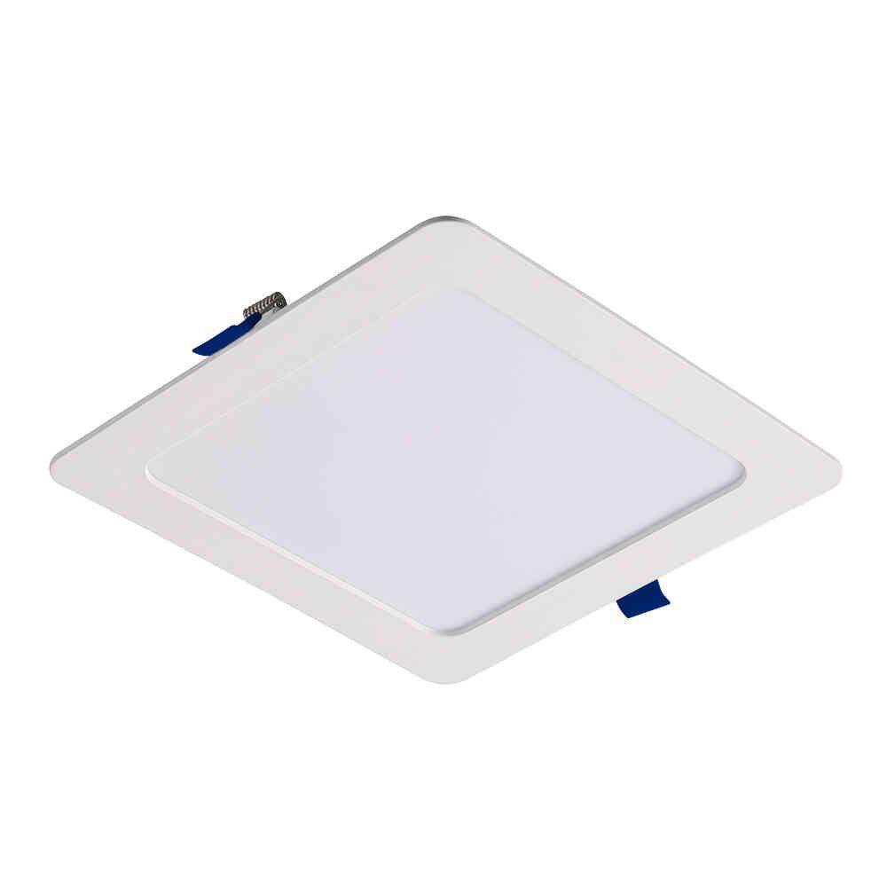 Painel Led Play Embutir Quadrado 18w Bivolt 6.500k - Branco - 5
