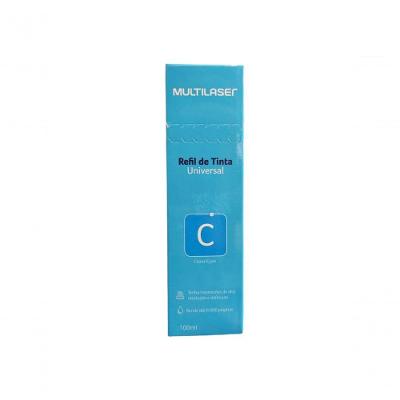 Refil De Tinta Compatível Universal Para Epson Hp Canon 100ml Ciano - Rf018