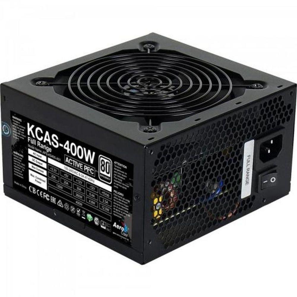 Fonte Gamer Atx Aerocool Kcas 400w 80 Plus Full Range Apfc - 2