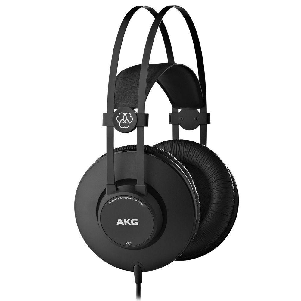 Fone De Ouvido Akg K52 Headphone Sistema Fechado Preto - 3