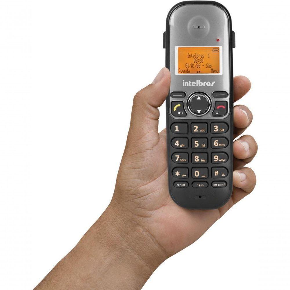 Telefone Sem Fio C/ Id E C/ Entrada Para Fone De Ouvido Ts 5120 Preto 4125120 - 2