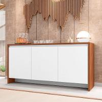 Balcão Aparador Buffet 3 Portas Madrid C14 Cedro/branco - Mpozenato - 3