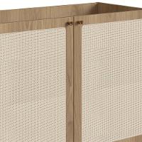 Balcão Aparador Buffet Cantinho Do Café Pé Metal Arlo A10 Hanover/dourado - Mpozenato - 8