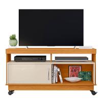 Rack Bancada De Tv 50 Pol 121cm Rute Z10 Off/cinamomo - Mpozenato - 1