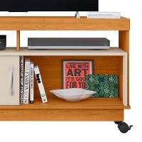 Rack Bancada De Tv 50 Pol 121cm Rute Z10 Off/cinamomo - Mpozenato - 6