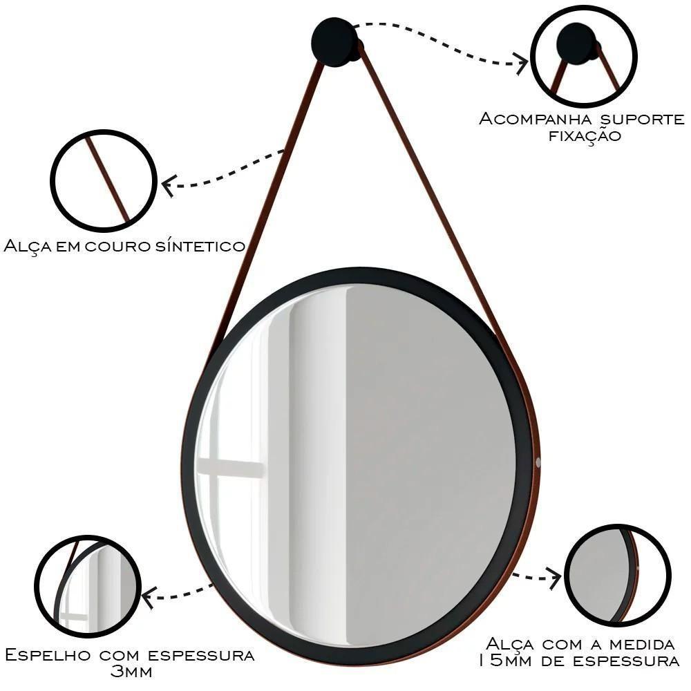 Aparador Classic Com Espelho Adnet Hi01 Branco Acetinado - Mpozenato - 6