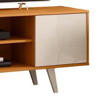 Rack Bancada De Tv 50 Pol 136cm Espain Z10 Off/cinamomo - Mpozenato - 3