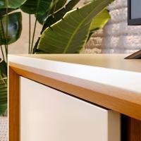 Rack Bancada De Tv 70 Pol 164cm Gaia Z10 Off/cinamomo - Mpozenato - 6