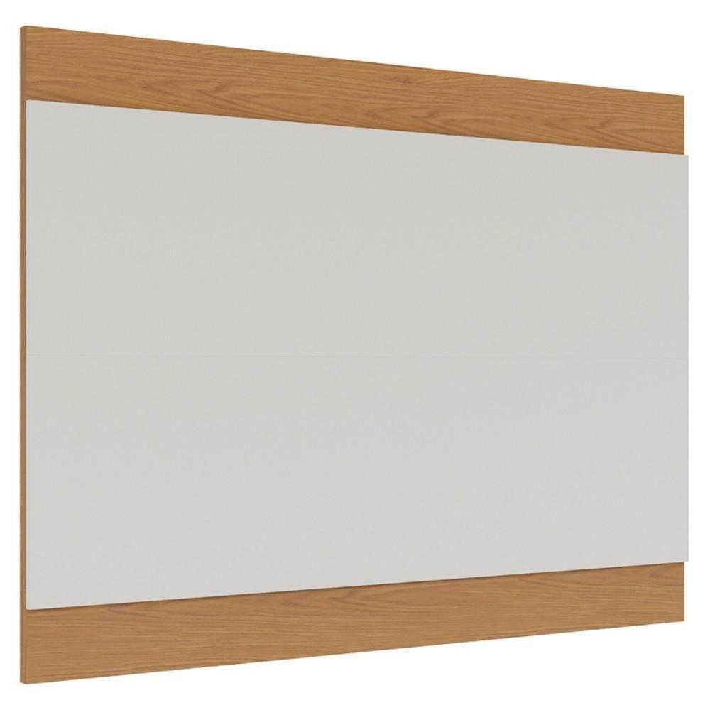 Painel Para Tv 75 Pol Chile E Rack Bancada Itália C05 Off White Matte/freijó - Mpozenato - 9