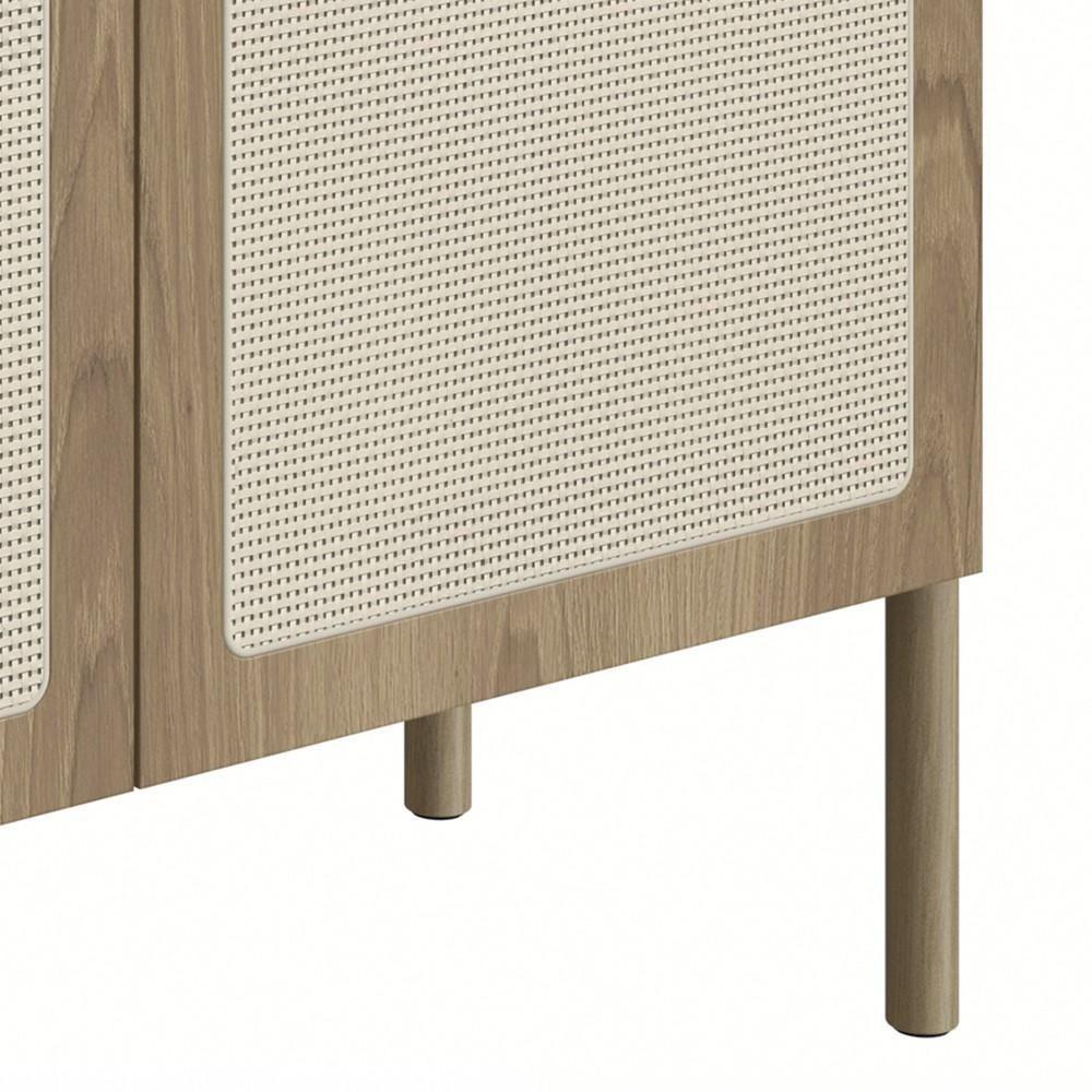 Balcão Aparador Buffet Cantinho Do Café Pés Madeira Arlo A10 Hanover - Mpozenato - 7