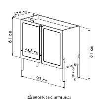 Balcão Aparador Buffet Cantinho Do Café Pés Madeira Arlo A10 Hanover - Mpozenato