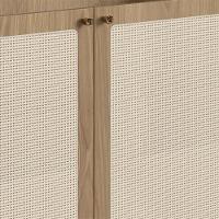 Balcão Aparador Buffet Cantinho Do Café Pés Madeira Arlo A10 Hanover - Mpozenato - 8