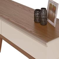 Aparador Classic Com Espelho Adnet 67cm Hi01 Off White/freijó - Mpozenato - 6