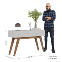 Aparador Para Sala De Estar Rebeca C05 Off White - Mpozenato - 5