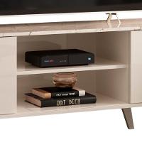 Rack Bancada De Tv 50 Pol 136cm Espain Z10 Off/calacata - Mpozenato - 6