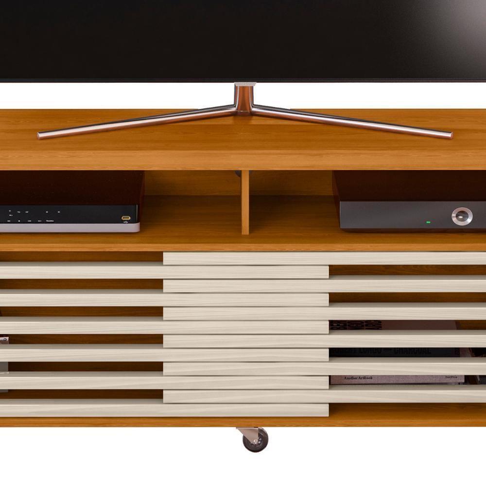 Rack Bancada De Tv 65 Pol 182cm Tery Z10 Off White/cinamomo - Mpozenato - 5