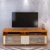 Rack Bancada De Tv 65 Pol 182cm Tery Z10 Off White/cinamomo - Mpozenato - 2