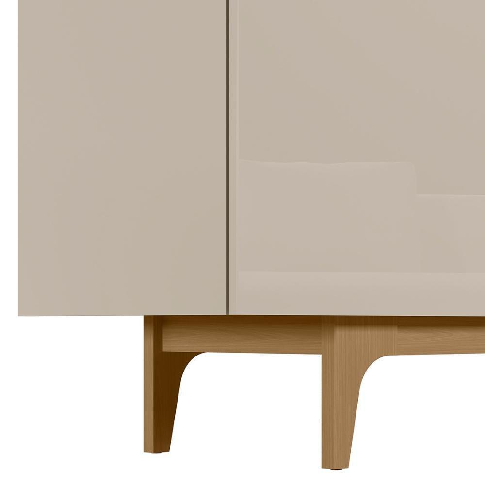 Painel Para Tv 70 Pol Real E Rack Bancada Safira L06 Tauari/off White - Mpozenato - 6