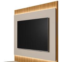 Painel Para Tv 70 Pol Real E Rack Bancada Safira L06 Tauari/off White - Mpozenato - 8