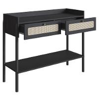 Aparador Para Sala 2 Gavetas Pés Madeira Arlo A10 Nero/preto - Mpozenato - 5