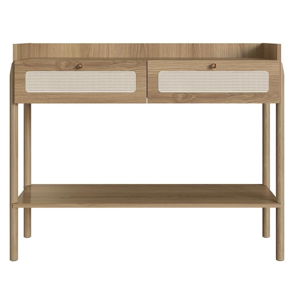 Aparador Para Sala 2 Gavetas Pés Madeira Arlo A10 Hanover - Mpozenato - 6