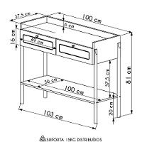 Aparador Para Sala 2 Gavetas Pés Madeira Arlo A10 Hanover - Mpozenato