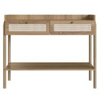 Aparador Para Sala 2 Gavetas Pés Madeira Arlo A10 Hanover - Mpozenato - 6