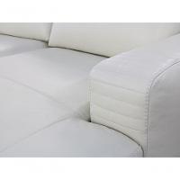 Sofá De Couro N.y. 6 Lugares Off White 3,58 M - Mempra - 3