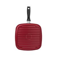 Bistequeira Tramontina Turim Alumínio Com Revestimento Interno Antiaderente Starflon Max E Externo De Silicone Vermelho - 3