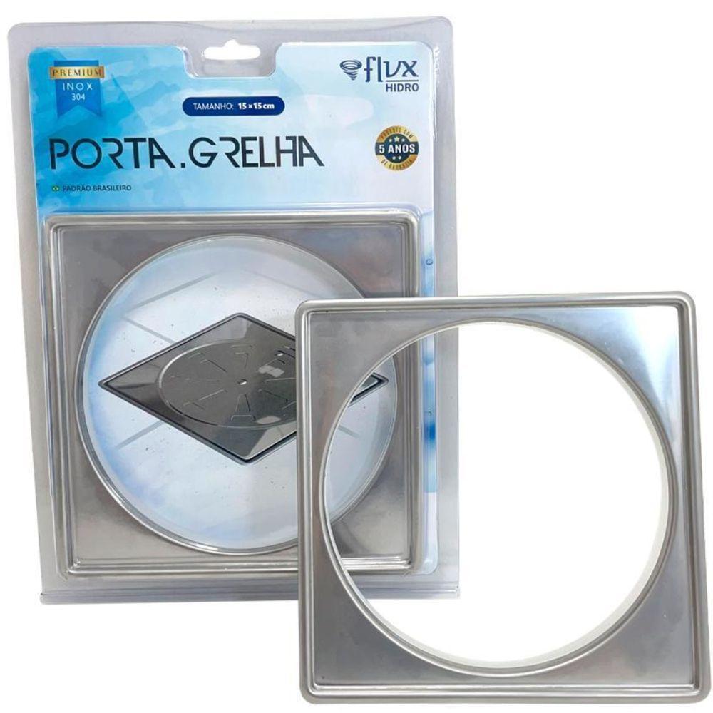 Porta Grelhas Quadrado Inox 100mm Inox - 2