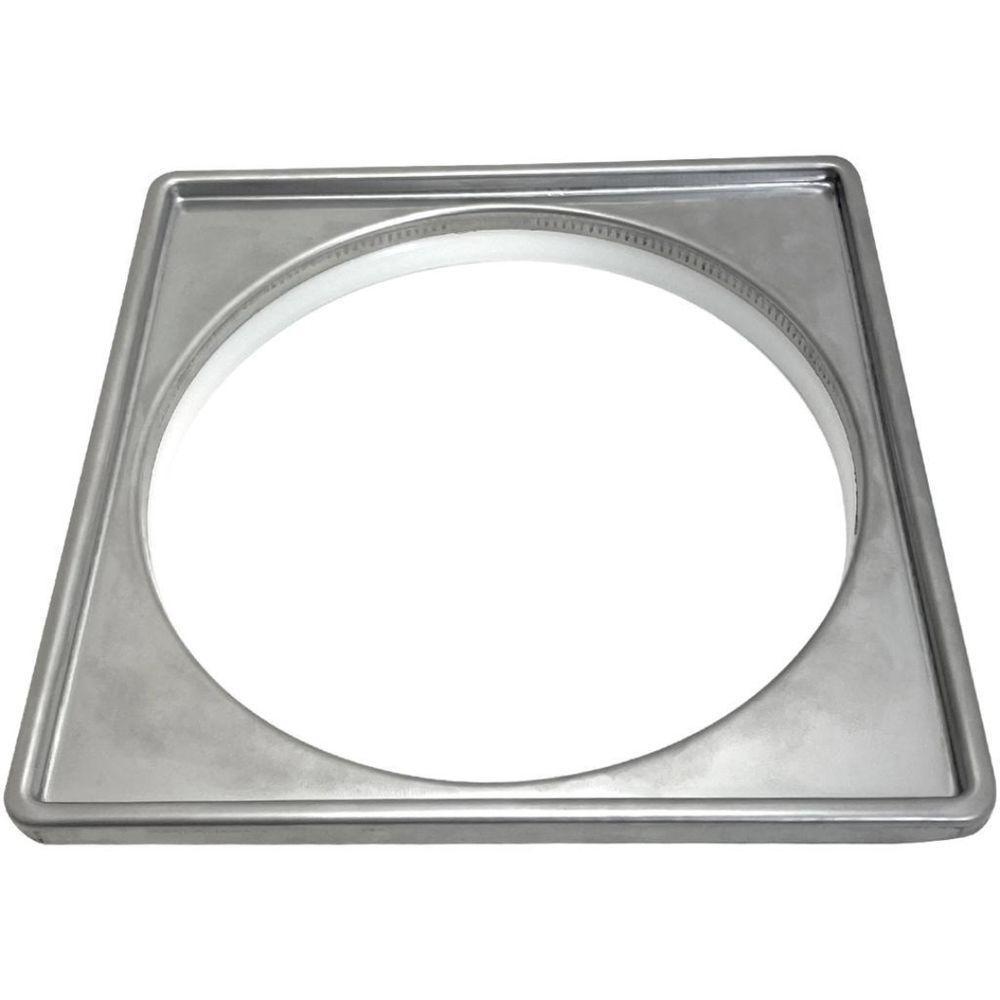 Porta Grelhas Quadrado Inox 100mm Inox - 4