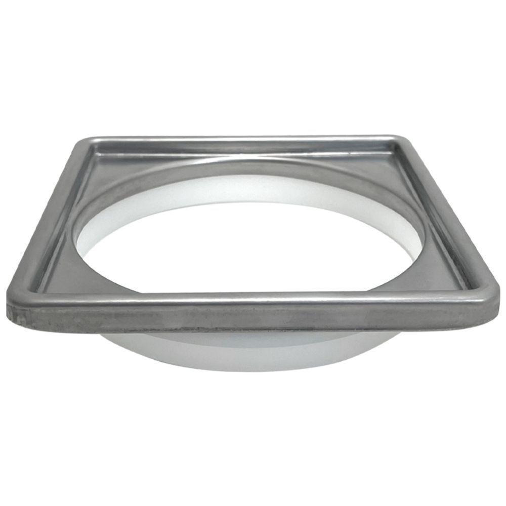 Porta Grelhas Quadrado Inox 100mm Inox - 5