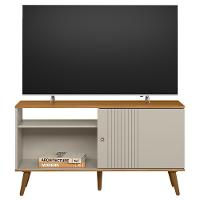 Rack Bancada De Tv 50 Polegadas Rebu L06 Nature/off White - Mpozenato - 3