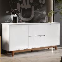 Buffet Aparador Para Sala De Jantar 163cm Flow Branco - Ej Móveis - 2